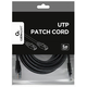 GEMBIRD PP12-7.5M/BK Mrezni kabl/ CAT5e UTP Patch cord 7/5m black