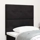 vidaXL vidaXL LED vzglavnik Črna 80 cm Žamet, (22051996)
