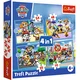Trefl Puzzle 4v1 Tačke na patrulji