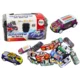 slomart Set resorik avtomobilčkov v kovčku LEAN TOYS, 25 kosov + podloga