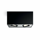 Lampa Philips Box Spot 2 x 4,5 W - Crna