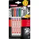 Marker permanent E-400, set 1/4 (3+1 gratis)