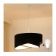 Brilagi - LED luster na sajli LYRA 1xE27/15W/230V crna/bela
