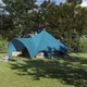 vidaXL vidaXL Teepee šotor s streho Modra in siva 600 x 600 x 347 cm, (5000091101)