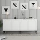 Hanah Home Konzolni sto Lyon 79, 180x79x35 cm, Beli