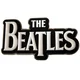 The Beatles White Drop T Logo Magnet