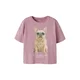 NAME IT Majica NKFVotea ecru / svetlo modra / mauve / bela