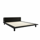 Bračni krevet od crnog bora s podnicom 180x200 cm Peek – Karup Design