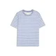 Bershka Majica opal / golobje modra
