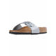 BIRKENSTOCK Nizki natikači Madrid, srebrna
