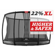 BERG Elite+ InGround 430 Siva + zaštitna mreža Deluxe DLX XL