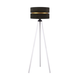 Duolla - Podna lampa DUO 1xE27/60W/230V prečnika 44 cm crna/bela