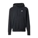 Nike Sportswear Majica Club Fleece črna/bela