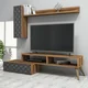 Hanah Home HANAH HOME Planet - Walnut, Chalcedony TV omarica, (20863084)