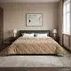 vidaXL Zimska posteljnina Taupe 200 x 200 cm Mikrofibra in Teddy flis