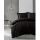 DEKOR DOM Komplet posteljina CB Elegant Saten Siyah, Crna