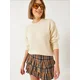 Bianco Lucci Pulover Pullover bež