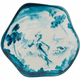 Desertni krožnik DIESEL CLASSICS ON ACID FIORENTINO 21 cm, modra, porcelan, Seletti