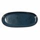 NEW Servirni krožnik Bidasoa Ikonic Keramika Modra (36 x 16 cm) (Pack 2x)