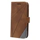 Rjava Flip Line torbica (iPhone 13)