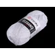 Pletena preja Elegance lurex 50 g - (101) bela srebrna