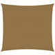 Jedro za zaštitu od sunca 160 g/m2 smeđe-sivo 2 x 2 m HDPE