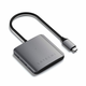 SATECHI 4-PORT USB-C Hub (4xUSB-C up to 5 Gbps) - Space Grey