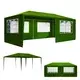 Paviljon za zabave NEAPOL, 3x6m, zelen Jurhan