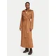 Bardot Trenčkot Kira Suede 57053JB4 Rjava Regular Fit