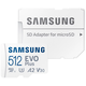 Samsung micro SDXC card 512 GB EVO Plus + SD adapter