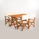 Hanah Home Baštenski set sto i 4 stolice MYR01, Krem