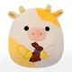 SQUISHMALLOWS Rumena kravica s čoko zajčkom - Bodie