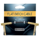 RockBoard Flat Patch Cable Gold 5 cm