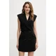 KARL LAGERFELD Cocktail obleka B1W13051 Črna Slim Fit