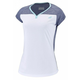 Majica kratkih rukava za djevojčice Babolat Play Cap Sleeve Top Girl - white/blue heather