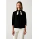 Elisabetta Franchi Bluza CA-178-66E2-V320 Črna Regular Fit