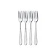 Set of 4 dessert forks, stainless steel - MasterClass