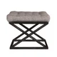 Atelier del Sofa Tabure 50x42x40cm, Crno-Sivo