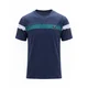 ELLESSE Majica Caserio mornarska / cijansko modra / bela