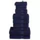 12-dijelni vrhunski set ručnika SOLUND modri 600 gsm