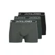 Jack & Jones Junior Spodnjice JACBLACK FRIDAY antracit/temno zelena/črna/bela