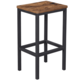 shumee Temno rjav barski stol za kuhinjo, moderen, BEGRYF 40x30x65