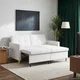 Krevet-sofa na razvlačenje Bijela Tkanina