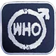 The Who Spray Logo Našitek za šivanje
