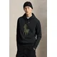 Polo Ralph Lauren pulover s kapuco moški z bombažem