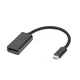 MicroConnect Adapter USB-C - Displayport, Črn