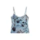 Desigual Top modra / črna