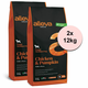 Alleva NATURAL dog chicken & pumpkin puppy medium 2x12 kg