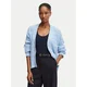 Tommy Hilfiger Pletena jopica WW0WW50078 Svetlo modra Relaxed Fit