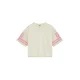WE Fashion Majica pastelno rumena / svetlo roza